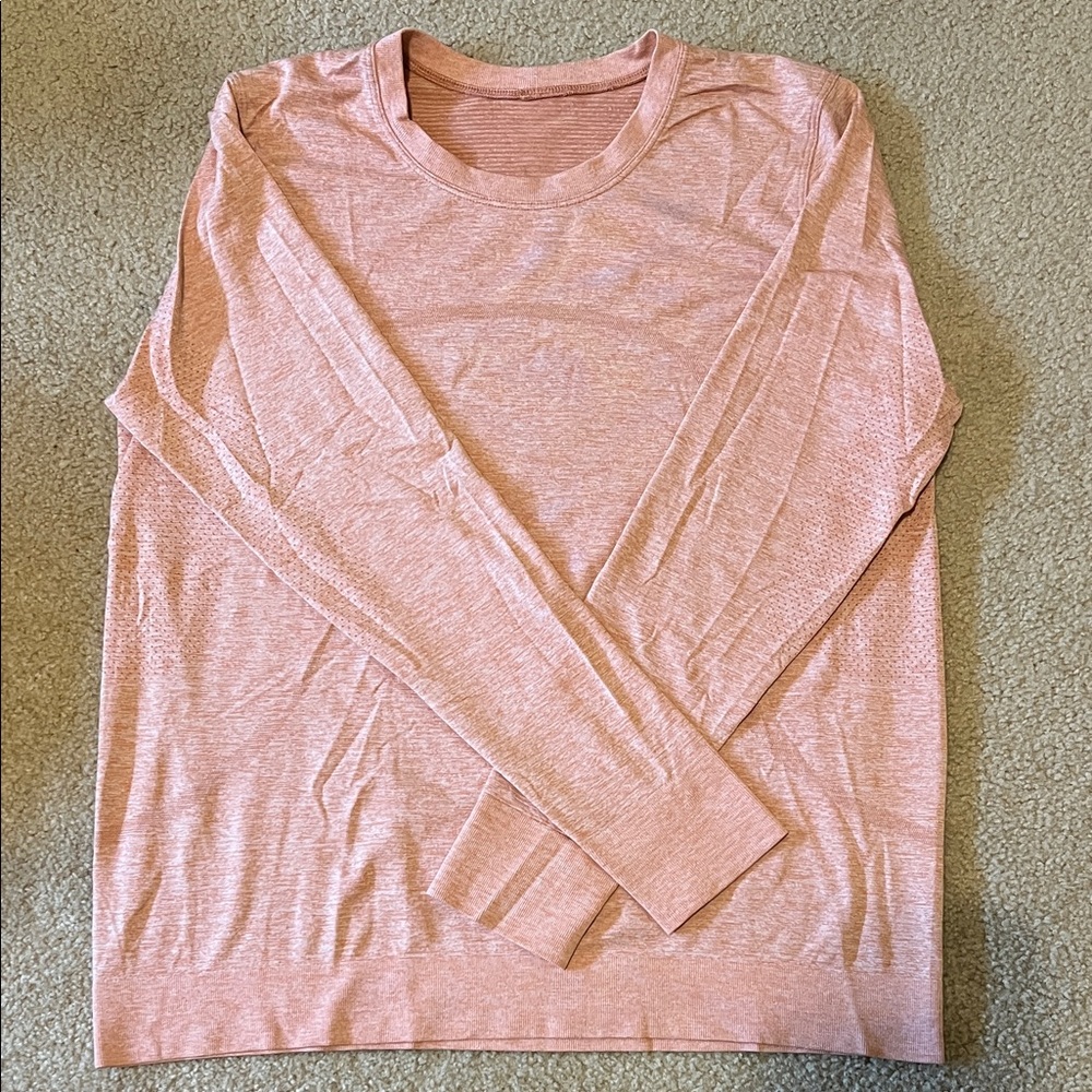 lululemon athletica Pink Long Sleeve Tee